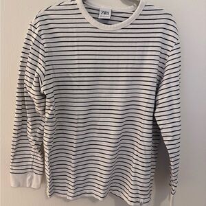 Zara Monochrome Striped Tee